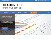 Tablet Screenshot of healthinsurancemaryland.com